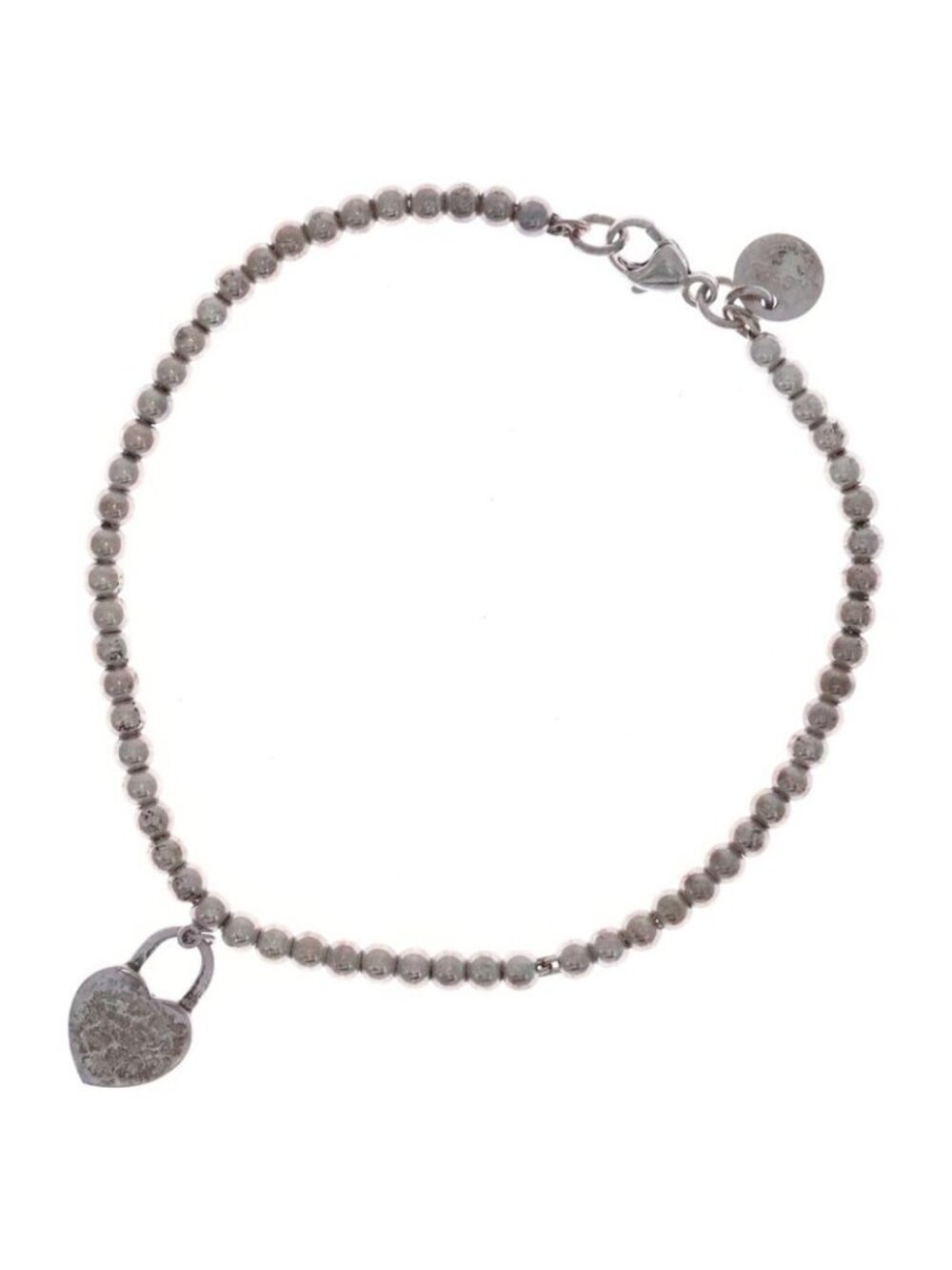 Tiffany & Co Ball Chain Return to Heart Tag Bracelet Silver